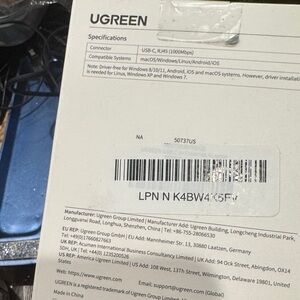 UGREEN USB-C to RJ45 Network Adapter